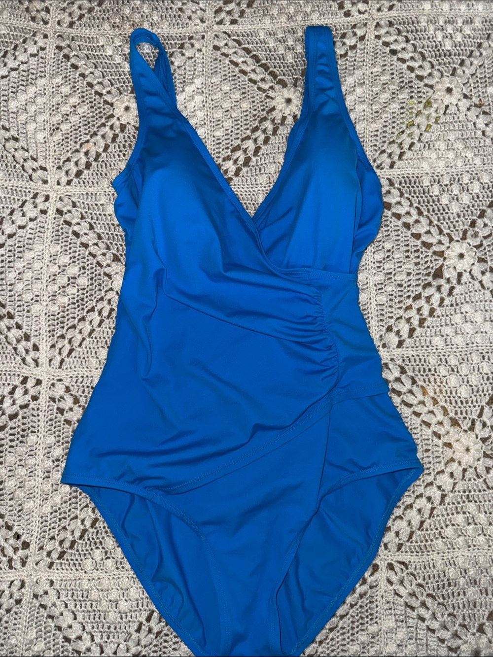 Jantzen Classics Blue One-Piece Swimsuit